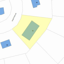 52 Stratford Rd, Newton, MA 02465 plot plan