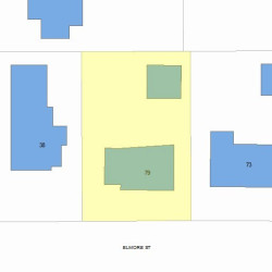 79 Elmore St, Newton, MA 02459 plot plan