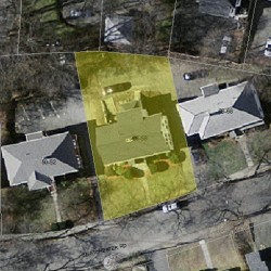 56 Westchester Rd, Newton, MA 02458 aerial view