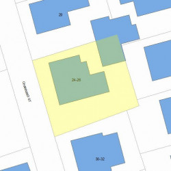 24 Channing St, Newton, MA 02458 plot plan