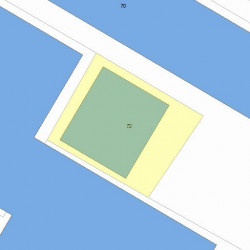 72 Needham St, Newton, MA 02461 plot plan
