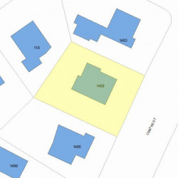 1489 Centre St, Newton, MA 02461 plot plan
