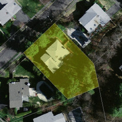 17 Grace Rd, Newton, MA 02459 aerial view