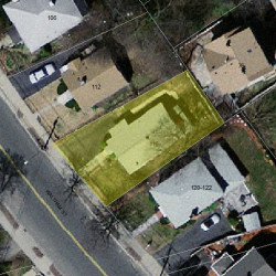 116 Waltham St, Newton, MA 02465 aerial view