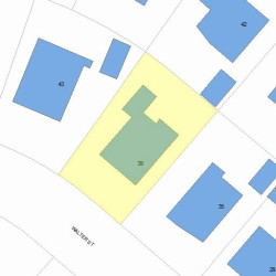 39 Walter St, Newton, MA 02459 plot plan