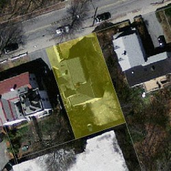 36 Webster St, Newton, MA 02465 aerial view