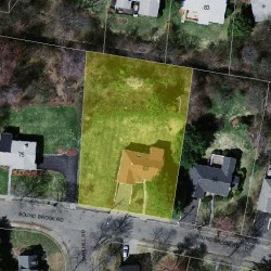 63 Bound Brook Rd, Newton, MA 02461 aerial view