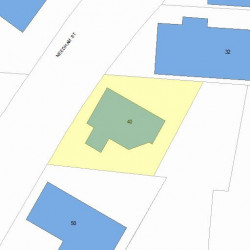 40 Needham St, Newton, MA 02461 plot plan