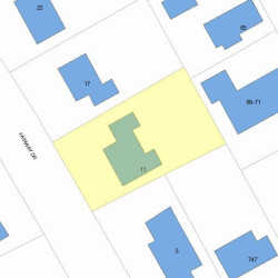 11 Fairway Dr, Newton, MA 02465 plot plan