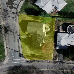366 Brookline St, Newton, MA 02459 aerial view