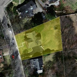 16 Somerset Rd, Newton, MA 02465 aerial view