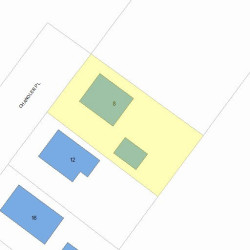 8 Chandler Pl, Newton, MA 02464 plot plan