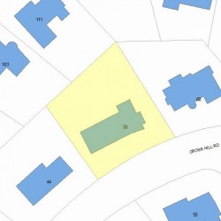 50 Cross Hill Rd, Newton, MA 02459 plot plan