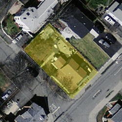 61 Clinton St, Newton, MA 02458 aerial view