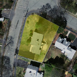 76 Fordham Rd, Newton, MA 02465 aerial view