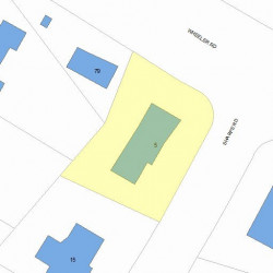 5 Sharpe Rd, Newton, MA 02459 plot plan