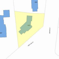 1045 Centre St, Newton, MA 02459 plot plan