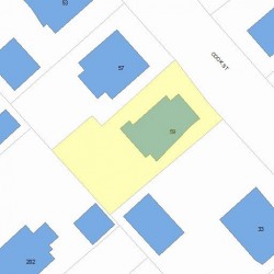 59 Cook St, Newton, MA 02458 plot plan