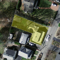 57 Cummings Rd, Newton, MA 02459 aerial view