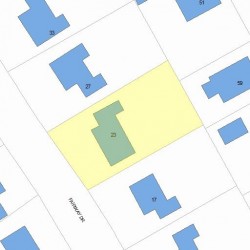 23 Fairway Dr, Newton, MA 02465 plot plan