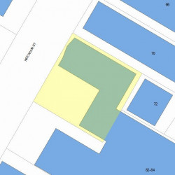 74 Needham St, Newton, MA 02461 plot plan