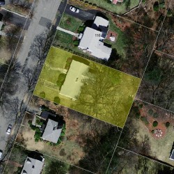 122 Winslow Rd, Newton, MA 02468 aerial view
