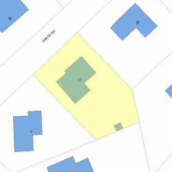 17 Grace Rd, Newton, MA 02459 plot plan