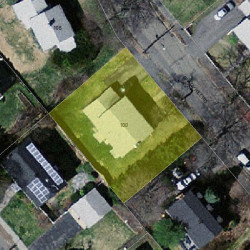 100 Shady Hill Rd, Newton, MA 02461 aerial view
