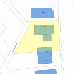 155 Jackson Rd, Newton, MA 02458 plot plan