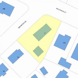 6 Brewster Rd, Newton, MA 02461 plot plan