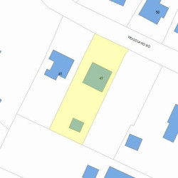 47 Woodland Rd, Newton, MA 02466 plot plan