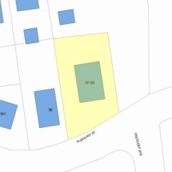 87 Pleasant St, Newton, MA 02465 plot plan
