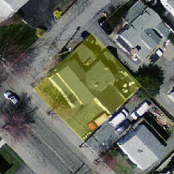 158 Adams St, Newton, MA 02458 aerial view