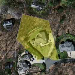 23 Laura Rd, Newton, MA 02468 aerial view