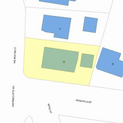 15 Nonantum St, Newton, MA 02458 plot plan