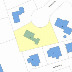 16 Plimpton Rd, Newton, MA 02465 plot plan