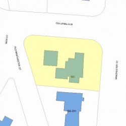 193 Winchester St, Newton, MA 02461 plot plan