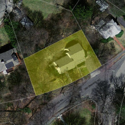 9 Devonshire Rd, Newton, MA 02468 aerial view