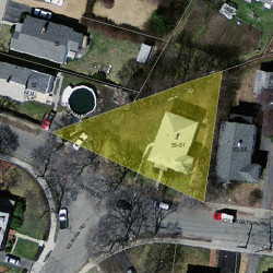 59 Gate Park, Newton, MA 02465 aerial view
