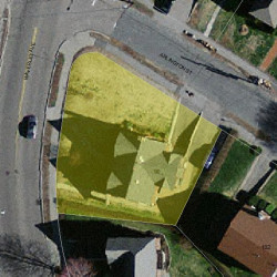 90 Waverley Ave, Newton, MA 02458 aerial view