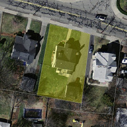 132 Crafts St, Newton, MA 02460 aerial view