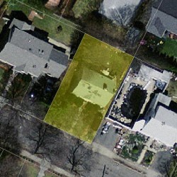 37 Grant St, Newton, MA 02465 aerial view