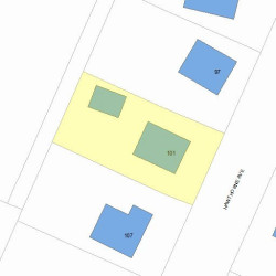 101 Hawthorne Ave, Newton, MA 02466 plot plan