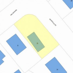 25 Asheville Rd, Newton, MA 02462 plot plan