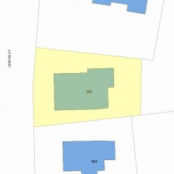 500 Centre St, Newton, MA 02458 plot plan