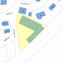44 Mechanic St, Newton, MA 02464 plot plan