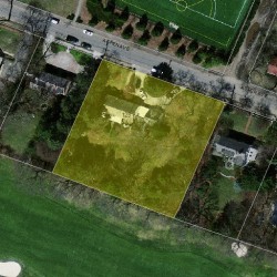 125 Aspen Ave, Newton, MA 02466 aerial view