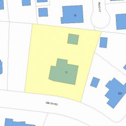 11 Devon Rd, Newton, MA 02459 plot plan