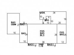 38 Perkins St, Newton, MA 02465 floor plan