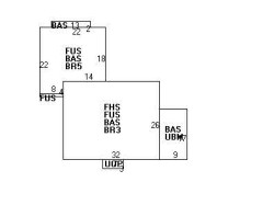 353 Woodward St, Newton, MA 02468 floor plan